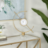 The Novogratz 16" Gold Metal Clock with Acrylic Base - The Novogratz