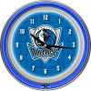 NBA Chrome Double Rung Neon Clock - City - Dallas Mavericks - ADG Source