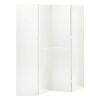 4-Panel Room Divider White 63"x70.9" Steel - White