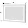 Bathroom Vanity LED Lighted Mirror-36x48in - as Pic