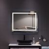 4 Size Bathroom LED Vanity Mirror Wall Mounted Makeup Mirror with Light (Horizontal/Vertiacl) - 36 x 28 Inch