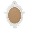 Wall Mirror Castle Style 22"x29.9" White - White