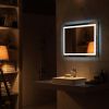 4 Size Bathroom LED Vanity Mirror Wall Mounted Makeup Mirror with Light (Horizontal/Vertiacl) - 36 x 28 Inch