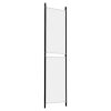 3-Panel Room Divider White 59.1"x78.7" Fabric - White