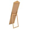 Free-Standing Mirror Gold 15.7"x63" - Gold