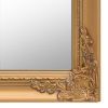 Free-Standing Mirror Gold 15.7"x63" - Gold