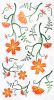 Flower Decor-3 - Wall Decals Stickers Appliques Home Decor - HEMU-ZS-079