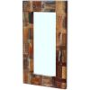 Mirror Solid Reclaimed Wood 31.5"x19.7" - Multicolour