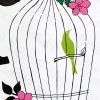 Green Birds - Large Wall Decals Stickers Appliques Home Decor - HEMU-HL-5811