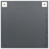 Wall Mirror 15.7"x15.7" Square Glass - Silver