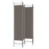 4-Panel Room Divider Anthracite 63"x78.7" Fabric - Anthracite