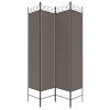 4-Panel Room Divider Anthracite 63"x78.7" Fabric - Anthracite