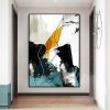 Handmade Abstract Gold Oil Painting On Canvas Wall Art Decoration Modern Picture For Home Decor  - 100X150cm