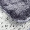 Area Rug Indoor Modern Tie Dying Soft Shaggy Floor Carpet for Living Room Bedroom 160x230cmDark Gray - 160x230cmDark Gray