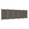 5-Panel Room Divider Anthracite 170.5"x70.9" Fabric - Anthracite