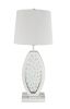 ACME Nysa Table Lamp in Mirrored & Faux Crystals 40215 - as Pic