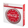 12" Coca-Cola Clock with Chrome Finish, Delicious Style - Trademark Fine Art