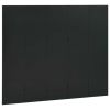 5-Panel Room Divider Black 78.7"x70.9" Steel - Black