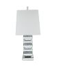 ACME Noralie Table Lamp, Mirrored & Faux Diamonds 40242 - as Pic