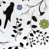 Flower Decor-6 - Wall Decals Stickers Appliques Home Decor - HEMU-ZS-082