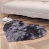 1pc, Tie-dye Silk Wool Area Rug, Plush Carpet, PV Velvet Floor Mat, 27.56*31.5inch - Tie-dye Brown - 27.56*31.5inch