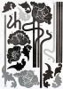 Classic Flower - Large Wall Decals Stickers Appliques Home Decor - HEMU-HL-5803