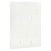 3-Panel Room Divider White 47.2"x70.9" Steel - White