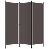 3-Panel Room Divider Anthracite 59.1"x70.9" - Anthracite