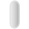 LED Bathroom Mirror 35.4"x15.7" Oval - Transparent