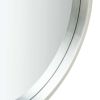 Wall Mirror with Strap 15.7" Silver - Silver