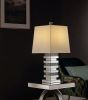 ACME Noralie Table Lamp, Mirrored & Faux Diamonds 40242 - as Pic