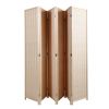 6 Panel Bamboo Room Divider, Private Folding Portable Partition Screen for Home Office - Natural - as Pic