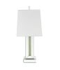 ACME Noralie Table Lamp, Mirrored & Faux Stones 40223 - as Pic