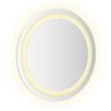 LED Bathroom Mirror 15.7" Round - Transparent