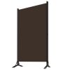 3-Panel Room Divider Brown 102.4"x70.9" - Brown