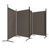 5-Panel Room Divider Anthracite 170.5"x70.9" Fabric - Anthracite