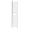 6-Panel Room Divider White 118.1"x86.6" Fabric - White