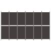 6-Panel Room Divider Brown 118.1"x70.9" Fabric - Brown