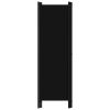 4-Panel Room Divider Black 78.7"x70.9" - Black