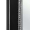 Over-The-Door Mirror, Black With Pewter, 17" X 53" - Black With Pewter