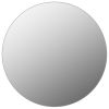 Wall Mirror 23.6" Round Glass - Silver