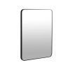 24 x 32 Inch Bathroom Mirror Black Aluminum Frame - as Pic