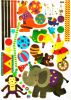 Circus Troup - Wall Decals Stickers Appliques Home Dcor - HEMU-AY-702