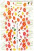 Butterfly And Flowers - Wall Decals Stickers Appliques Home Dcor - HEMU-AY-870