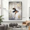 Handmade Oil Painting Canvas Wall Art Decoration Portrait Ballet Girl Home Living Room hallway bedroom luxurious decorative painting - 100X150cm