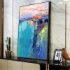 100% Hand Painted Abstract scenery Oil Painting On Canvas Wall Art Frameless Picture Decoration For Live Room Home Decor Gift - 100x150cm