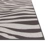 Tabora Brown and Gray Viscose Area Rug - as Pic