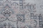 Calanthe Gray, Blush, Blue, Ivory Viscose Area Rug 5x8 - as Pic