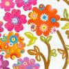 Flying Flowers - Large Wall Decals Stickers Appliques Home Decor - HEMU-HL-5863