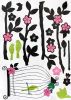 Green Birds - Large Wall Decals Stickers Appliques Home Decor - HEMU-HL-5811